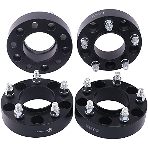 VLAOSCHI Black Forged 5x100 Hubcentric Wheel Spacers 1.5 Inch with 12x1.5 Studs 54.1mm Hub Bore Compatible with Toyota 5 Lug for 2003-2022 Corolla | 1983-1991 Camry | 2003-2019 Prius - Pack of 4 - Image 1