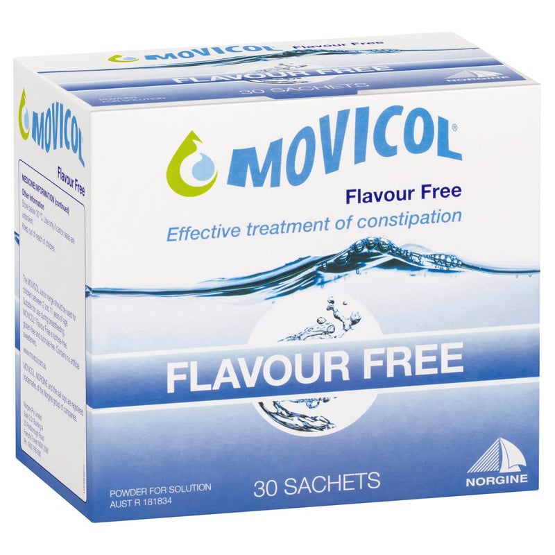 Movicol Flavour-Free Laxative Powder Sachets – 13g Each – 30 Pack – Gentle and Effective Relief from Constipation – Easy to Mix – Sugar-Free – Suitable for Adults and Children Over 12 - Image 1