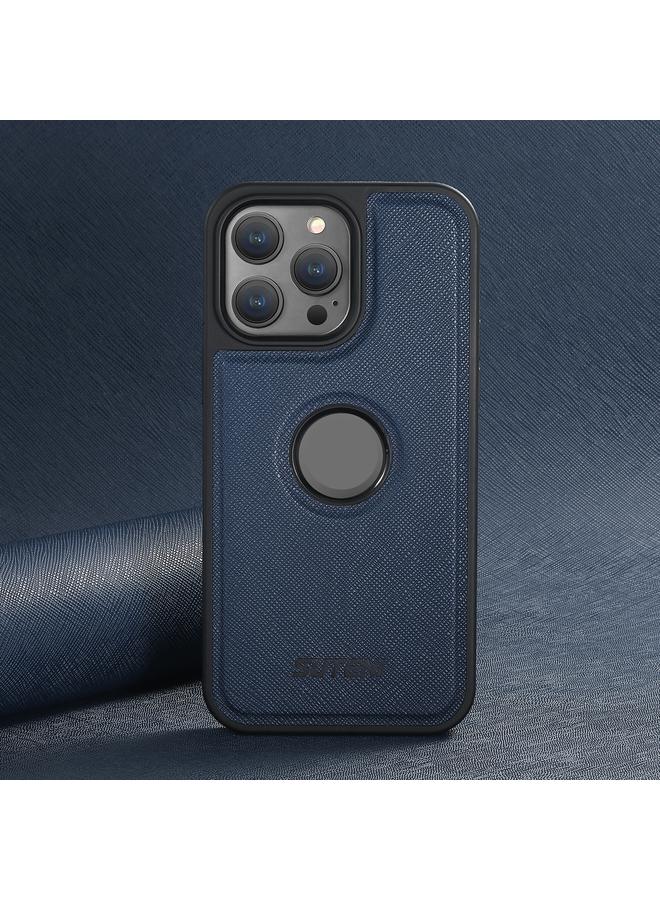 Suteni Case For iPhone 12 Pro G1 Cross Texture MagSafe Phone Case - Image 2