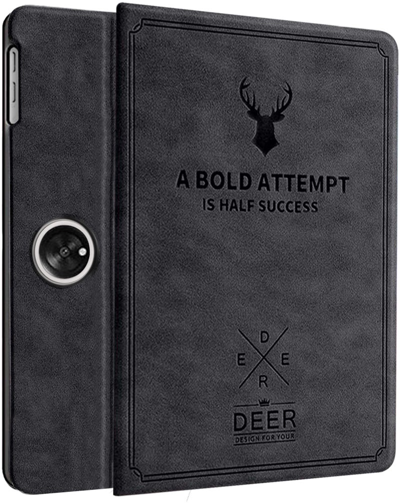 Robustrion Cover for OnePlus Pad Go Cover Case 11.35 inch, Deer Flip Case Cover for OnePlus Pad 11.35 inch [Support Auto Sleep Wake] -Black - Image 1