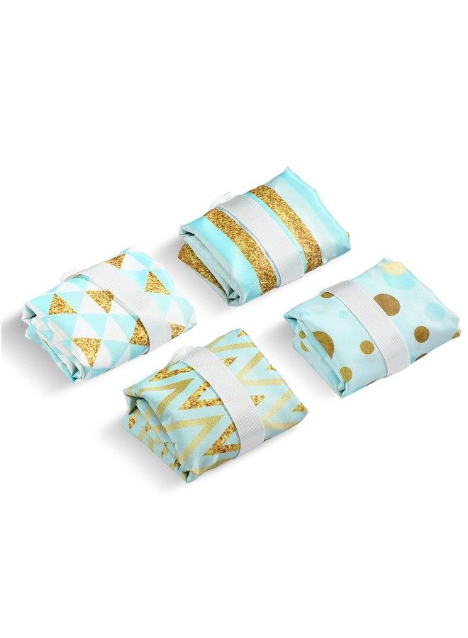 Frienda 4 Pieces Waterproof Wet Bag Reusable Washable Wet Dry Bag Sealed Wet Diaper Bag With Handle For Travel Beach Wet Swimwear Diapers Dirty Gym Clothes And Toiletries 12 X 14 Inch (Tropical) - Image 3