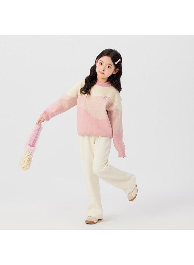 Zuoxi Girls' Pants Children's Casual Pants Spring/autumn Style Girls' Trousers Loose Flare Pants Fashionable Kids' Clothing For Bigger Girls - Image 5