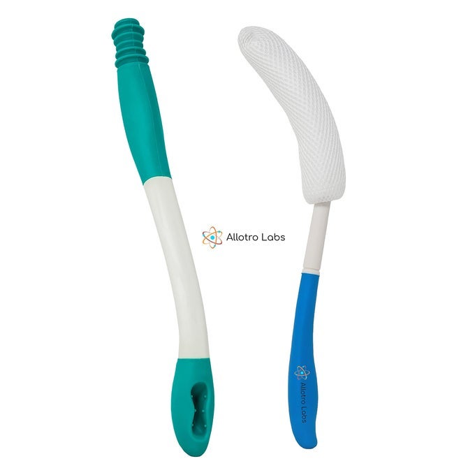 UNIVERSAL BODY LABS EXTENDED REACH COMFORT KIT TOILET AID BATH BRUSH FOR LIMITED MOBILITY