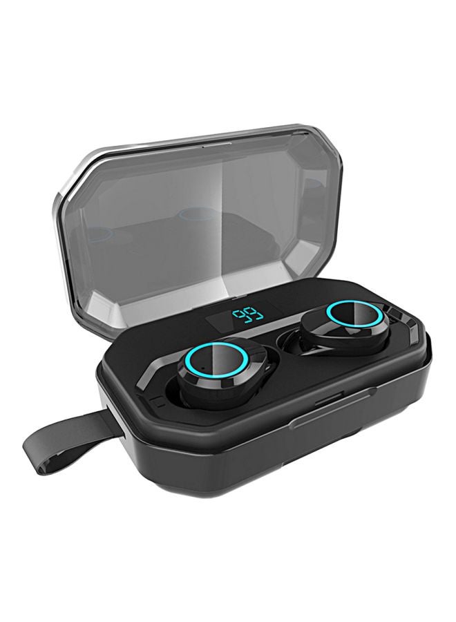 سماعة أذن داخلية لاسلكية X6 برو مع علبة شحن أسود - Image 1