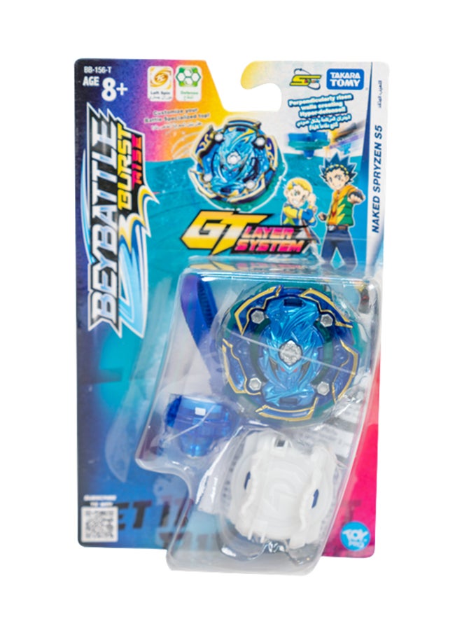 BEYBATTLE BURST Beybattle Burst S4 Starter Naked Spryzen S5  - Image 1