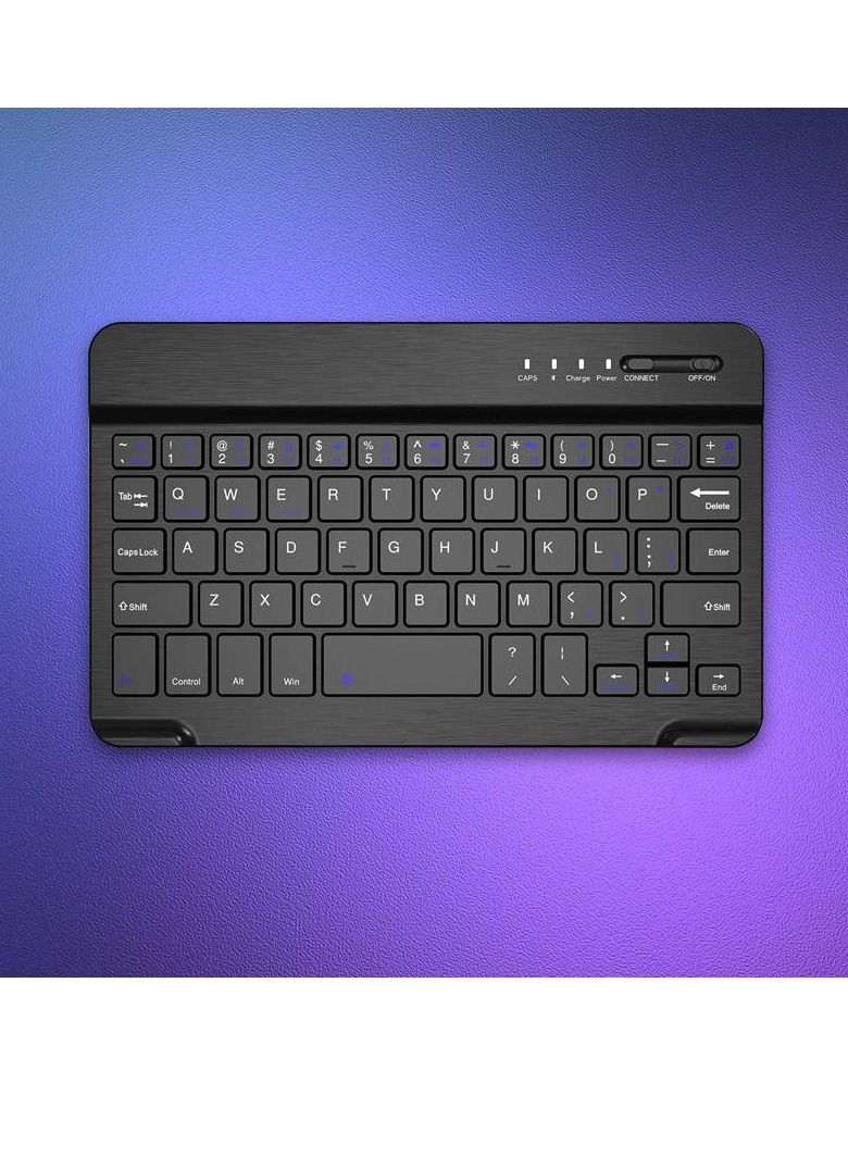 شو وو Wireless Smart Arabic and English Keyboard Black - Image 1