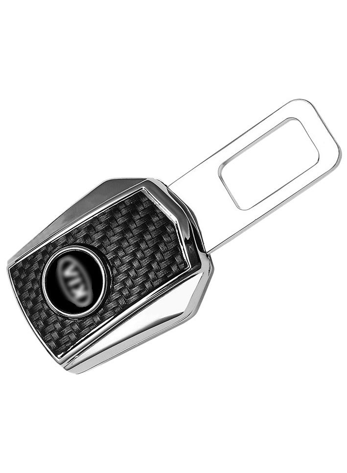 KIA Seat Belt Buckle Alarm Stopper, Premium Quality Seat Belt Clip with Logo, Safety & Convenience Solution - Image 1