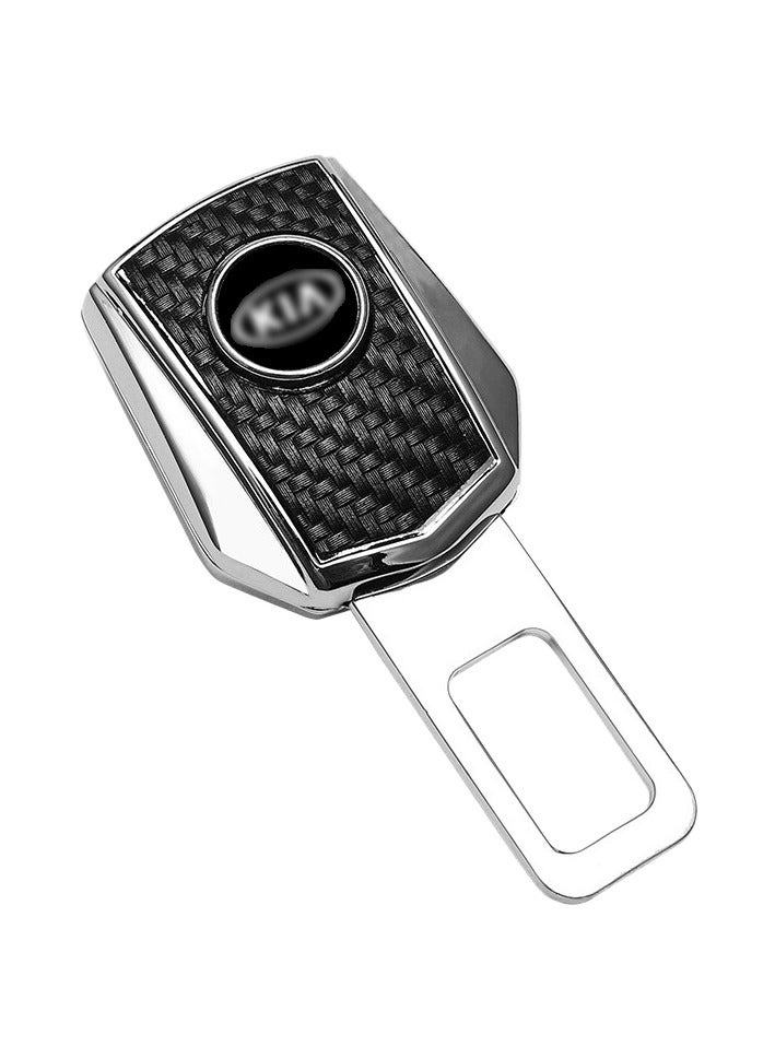 KIA Seat Belt Buckle Alarm Stopper, Premium Quality Seat Belt Clip with Logo, Safety & Convenience Solution - Image 2