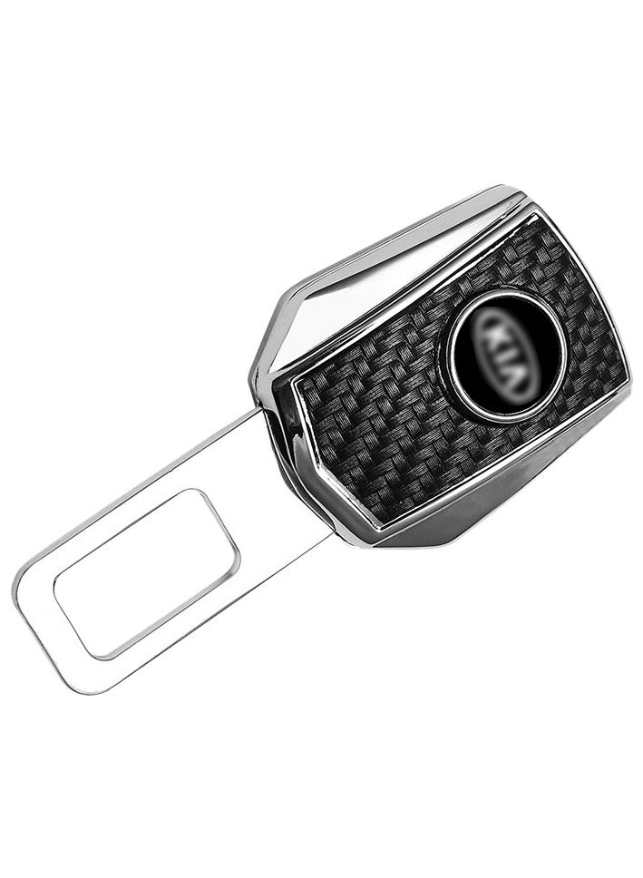 KIA Seat Belt Buckle Alarm Stopper, Premium Quality Seat Belt Clip with Logo, Safety & Convenience Solution - Image 3