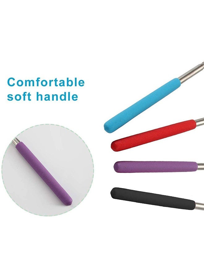 3PCS Expandable Back Scraper Portable, Stainless Steel Male And Female Scratching Device - Image 4