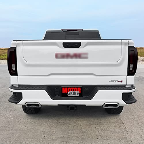 SlickMod PreCut Vinyl Smoke Tint for 2019-2023 GMC Sierra 1500 Tail Light (LED) (20% Dark Smoke, 2. Taillight Cutout) - Image 4