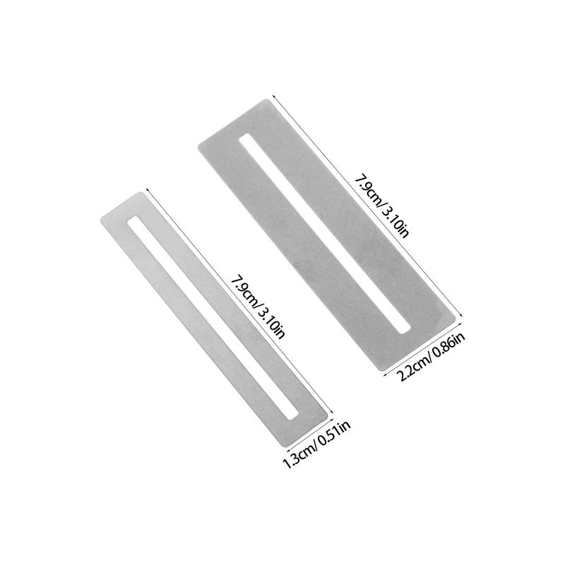 10pcs Stainless Steel Guitar Fretboard Guards for Fingerboard Dressing Polishing and Removal - Image 3