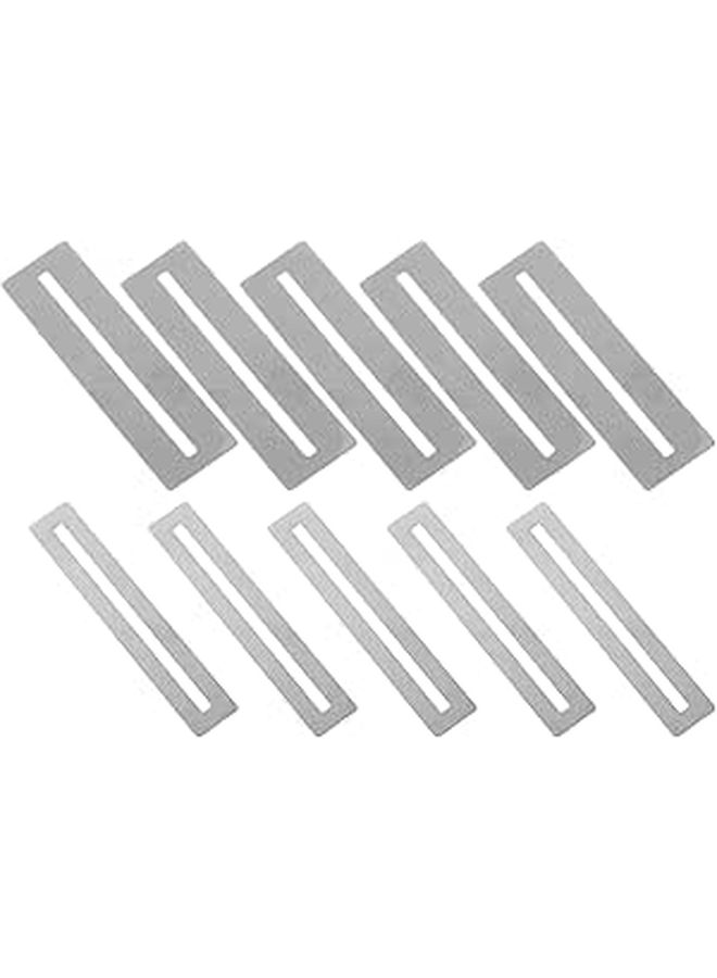 10pcs Stainless Steel Guitar Fretboard Guards for Fingerboard Dressing Polishing and Removal - Image 1