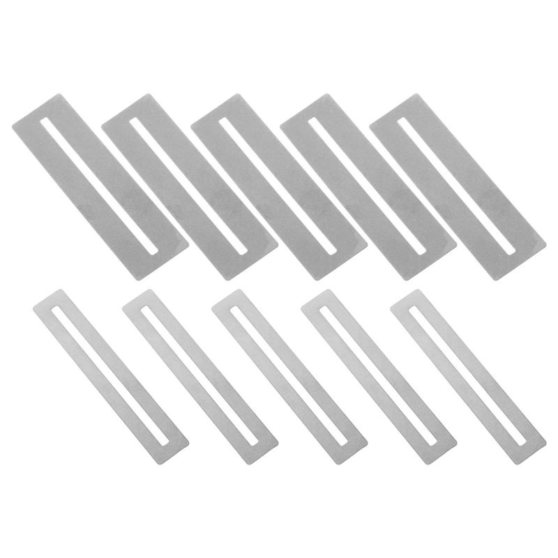10pcs Stainless Steel Guitar Fretboard Guards for Fingerboard Dressing Polishing and Removal - Image 2