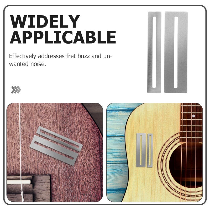 10pcs Stainless Steel Guitar Fretboard Guards for Fingerboard Dressing Polishing and Removal - Image 4