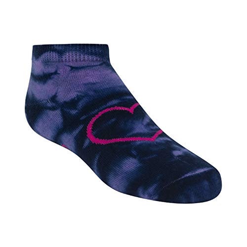 Skechers Kids Big Girl's Girls' 6 Pack Tie Dye Low Cut Socks Sockshosiery, mid combo, 7-8.5 - Image 5