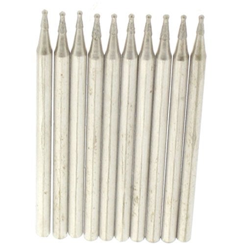 ILOVETOOL Diamond Grinding Head Bits Spherical 0.8mm Jade Carving Burrs Pack of 20Pcs - Image 5