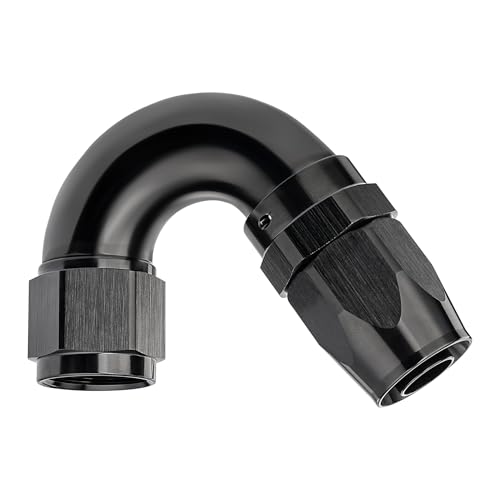 EVIL ENERGY 10AN 150 Degree One Piece Full Flow Hose End Fitting Swivel for CPE Braided Hose - Image 1