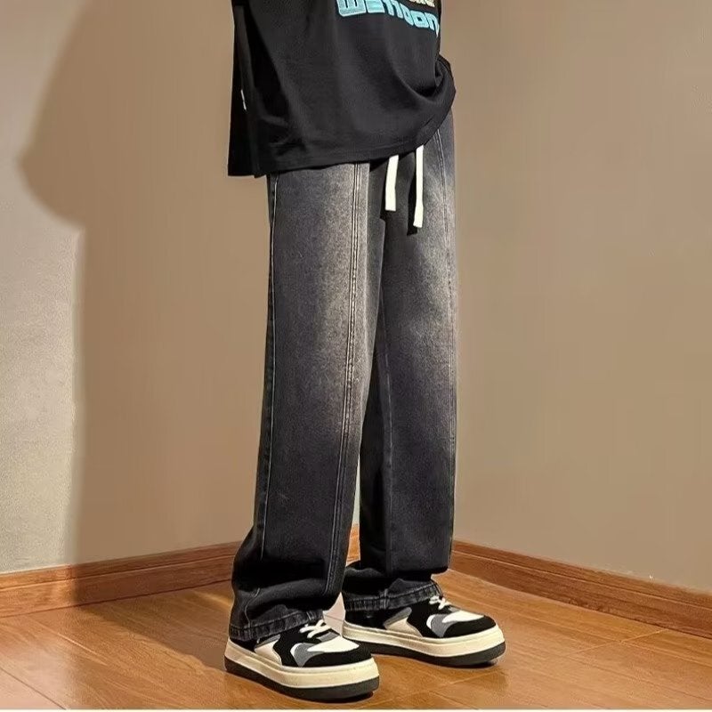 Unisex Casual Daily Denim Jeans - Image 2