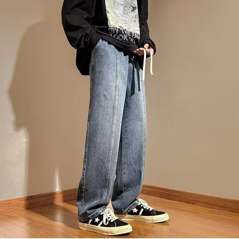 Unisex Casual Daily Denim Jeans - Image 3