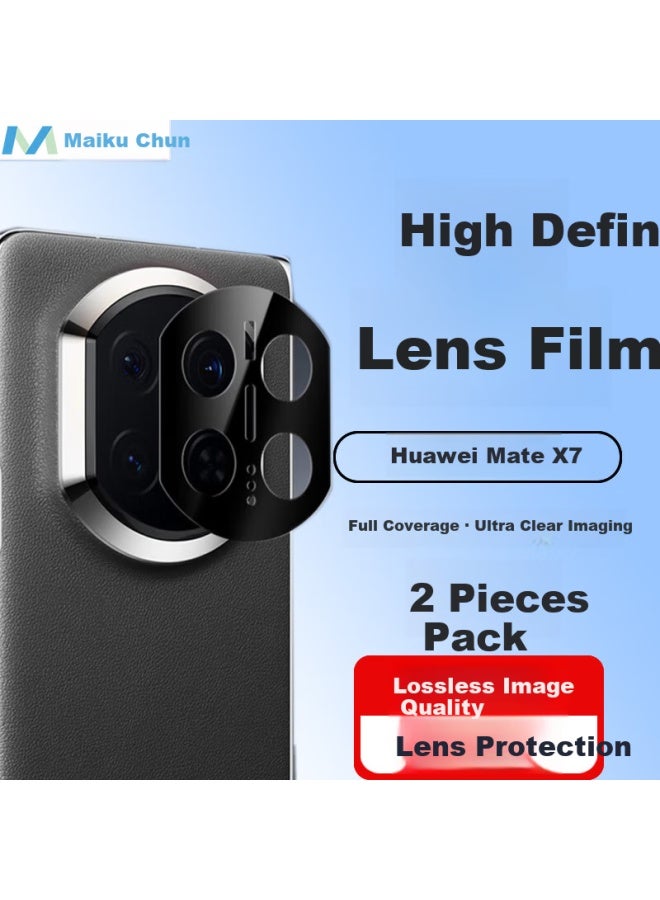 Maikuqi Huawei Mate X7 Lens Protector Full Coverage Tempered Glass Film For Rear Camera 2-pack - Image 1