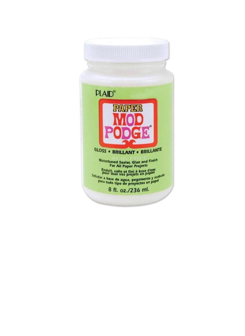 Mod Podge - Mod Podge Paper Gloss Finish 8oz - Image 1