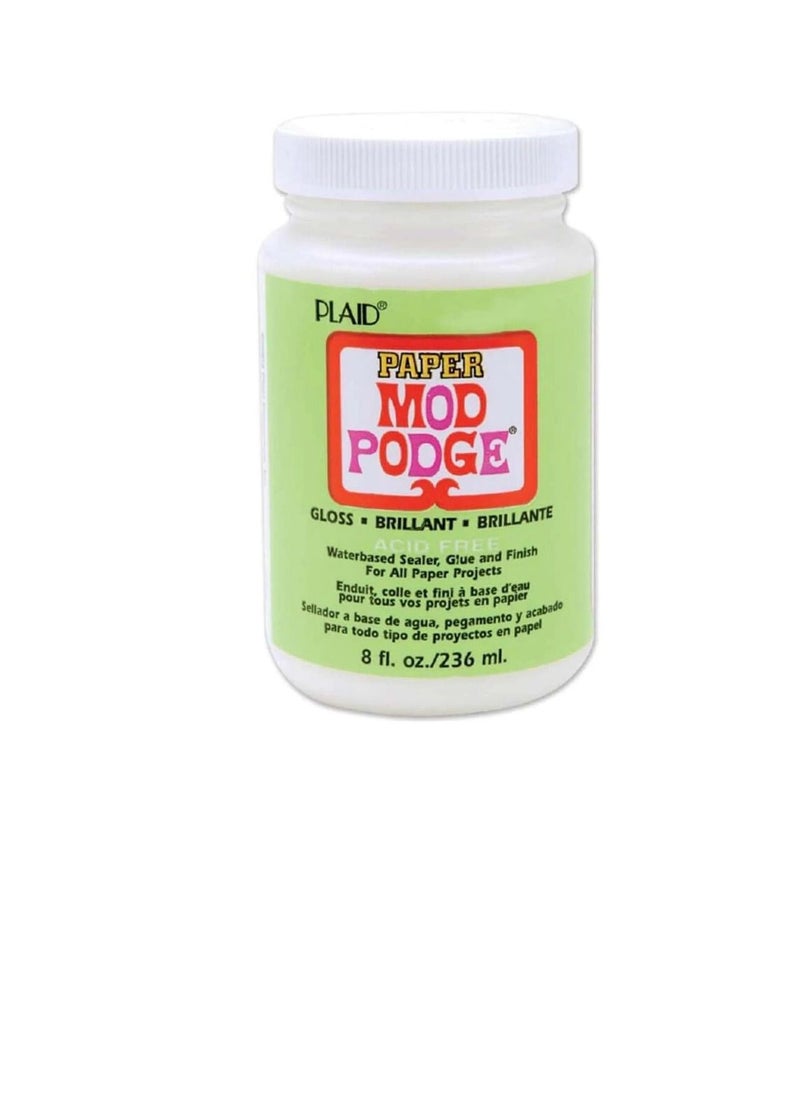 Mod Podge - Mod Podge Paper Gloss Finish 8oz - Image 1