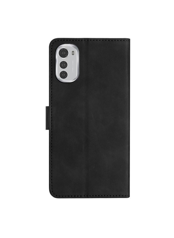 اس-توب جراب لهاتف موتورولا موتو E32 مصنوع من الجلد المنقوش بسبع فراشات - Image 3