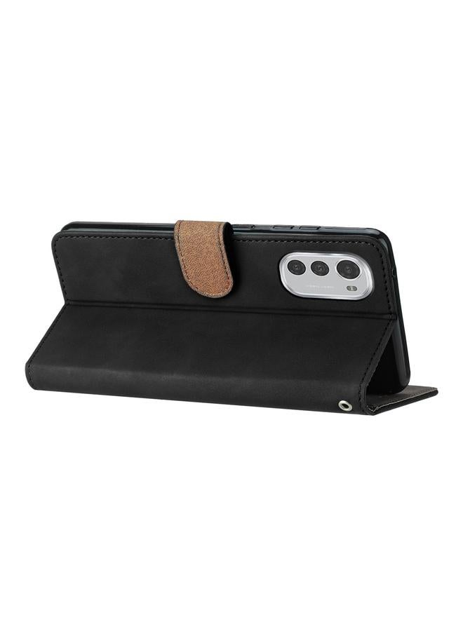 اس-توب جراب لهاتف موتورولا موتو E32 مصنوع من الجلد المنقوش بسبع فراشات - Image 5