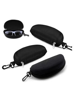 Protective Sunglasses Case with Zipper and Carabiner Clip, Hard Shell, Black Pack Of 3 - pzsku/Z0AC16335D20192B301EFZ/45/_/1739520065/b4184ab0-ba66-4d50-8241-fde95be356a9