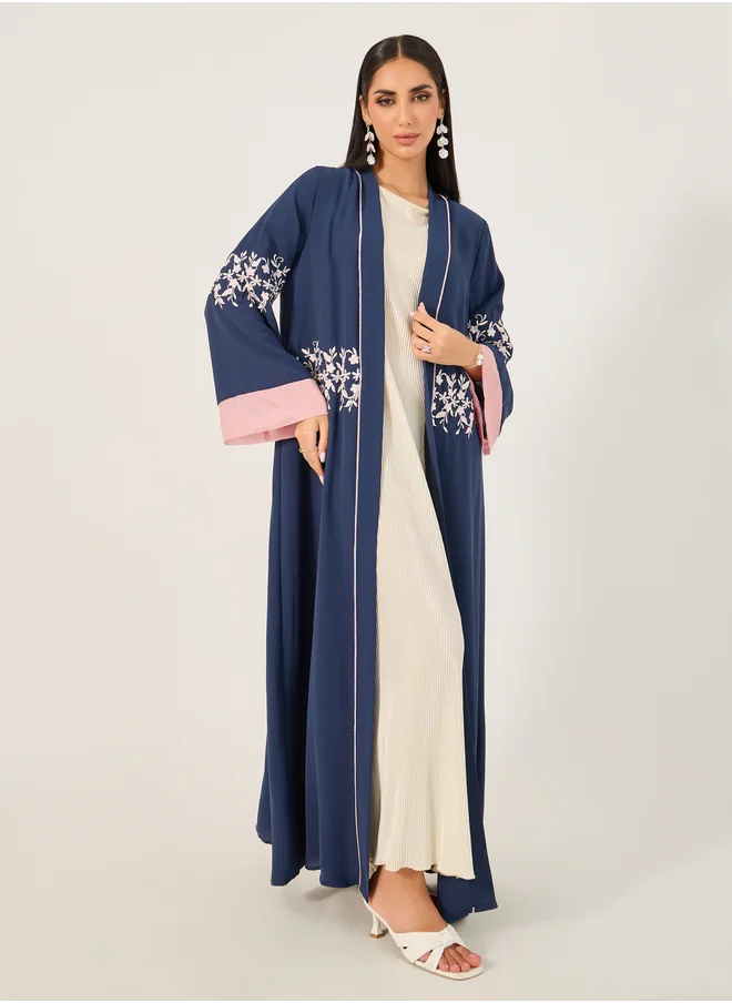 Take Two Take Two Embroidered Long Sleeves Regular Fit Shrug