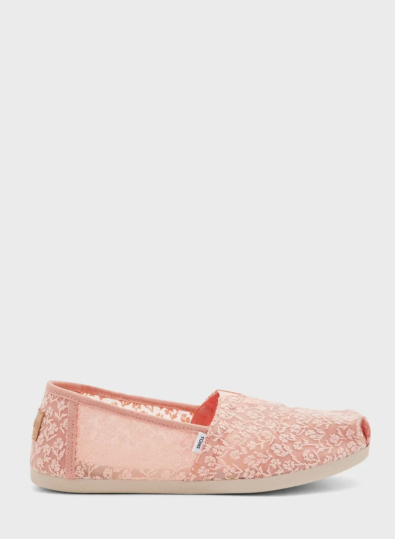 TOMS Alpargata Flats Slip Ons