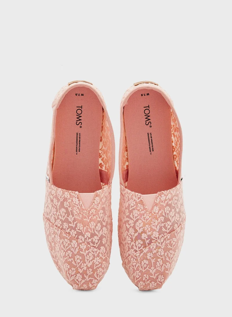 TOMS Alpargata Flats Slip Ons
