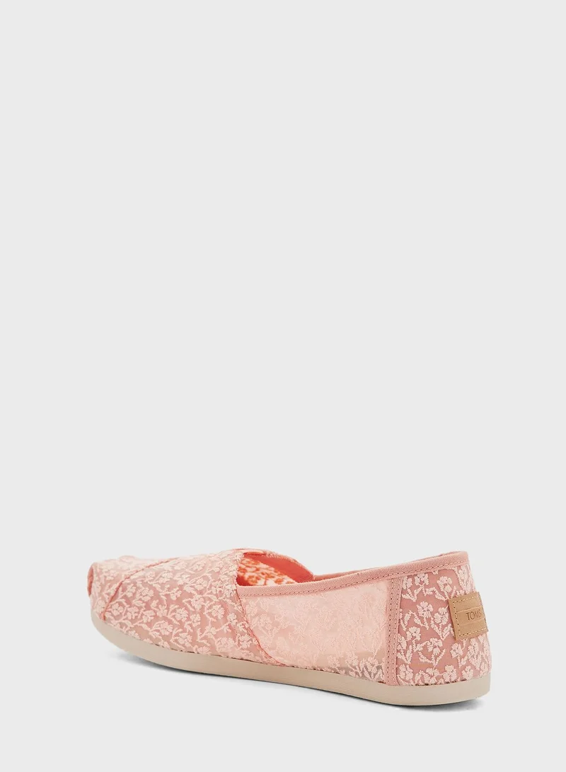 TOMS Alpargata Flats Slip Ons