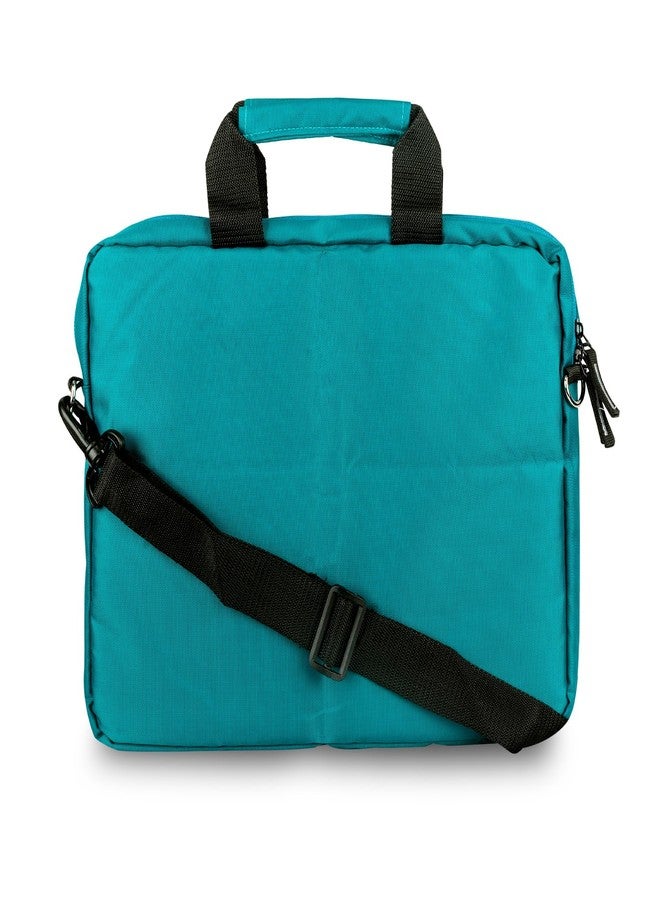 Echo Boomers Basket Ball Printed Blue Colour Multi Pocket Sling Laptop Bag with Detachable Strap - Image 3