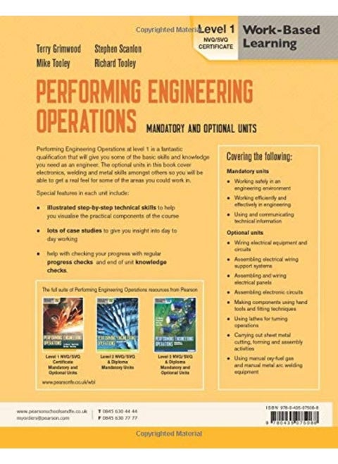 Performing Engineering Operations - Level 1 Student Book