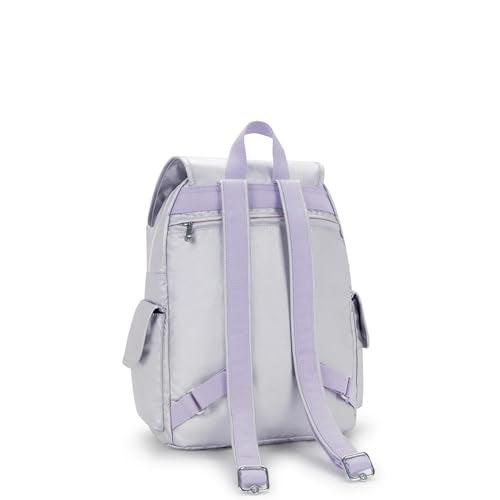 KIPLING KIPLING حقيبة ظهر كيبلينغ سيتي باك المعدنية بلمسة فضية - Image 2