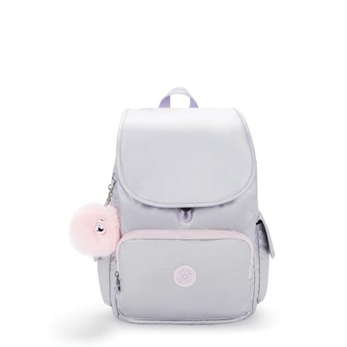 KIPLING KIPLING حقيبة ظهر كيبلينغ سيتي باك المعدنية بلمسة فضية - Image 1