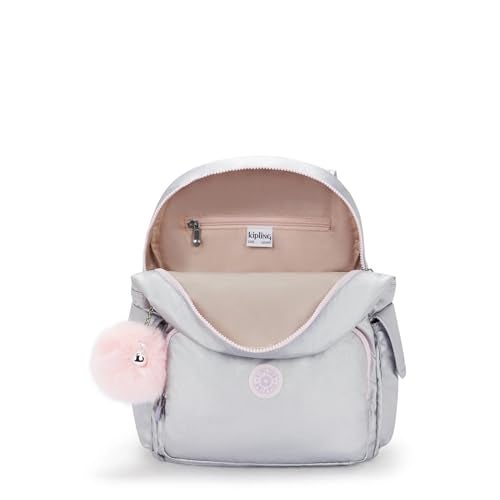 KIPLING KIPLING حقيبة ظهر كيبلينغ سيتي باك المعدنية بلمسة فضية - Image 3