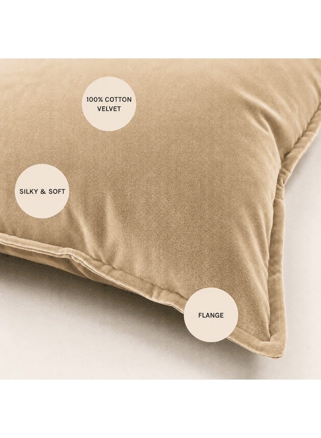 Space Embrace Velvet Decorative Throw Pillow, 30 x 30cm, Set of 2, Machine Washable - Image 2