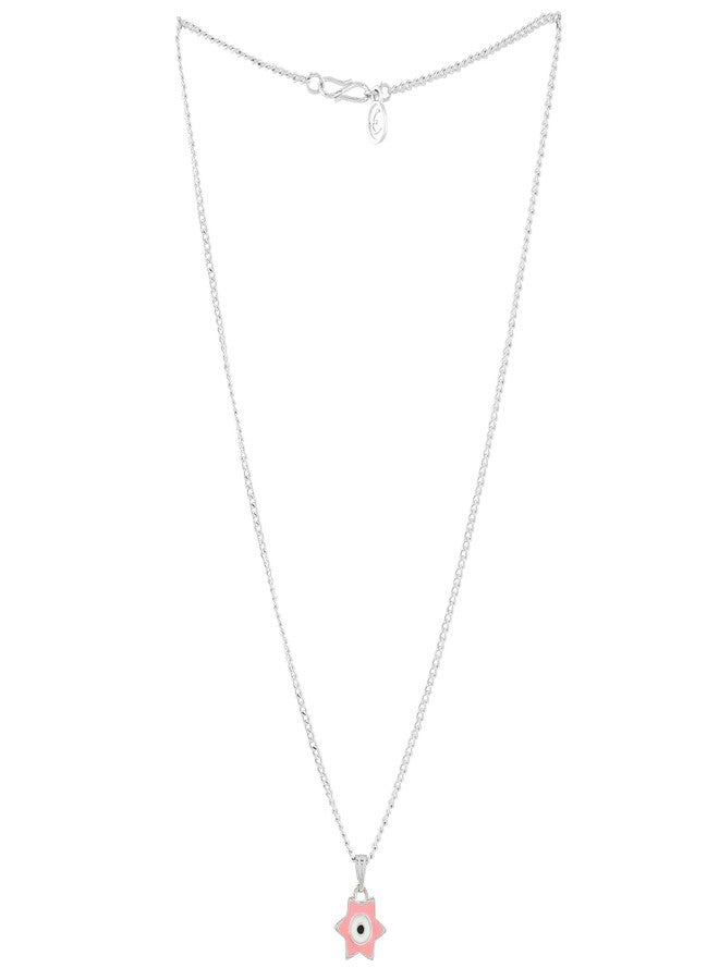 Estele Elegant Star Designer Evil Eye Charm Pendant/Necklace with Enamels for Girl's & Women's - Image 2