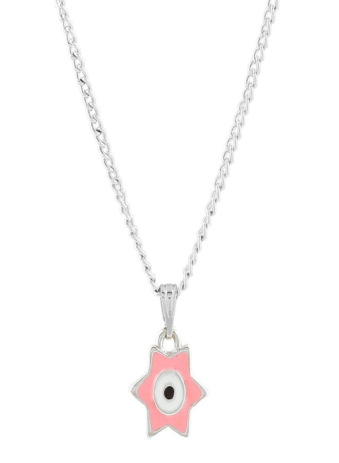 Estele Elegant Star Designer Evil Eye Charm Pendant/Necklace with Enamels for Girl's & Women's - Image 3