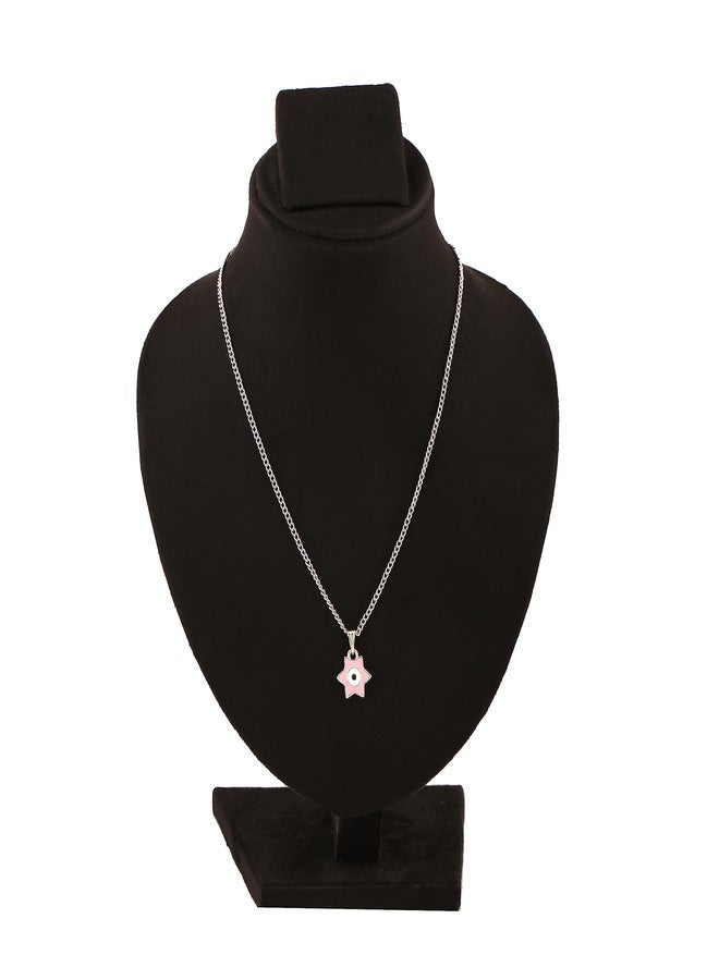 Estele Elegant Star Designer Evil Eye Charm Pendant/Necklace with Enamels for Girl's & Women's - Image 4