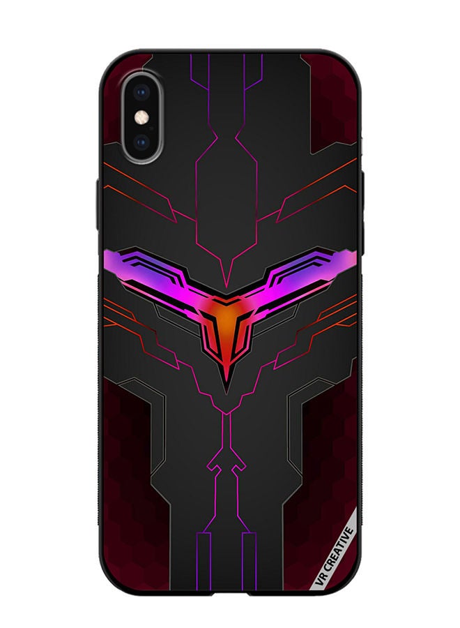 VR CREATIVE Protective Case Cover For Apple iPhone XS Max Gaming Ax Design  Multicolour - Image 1