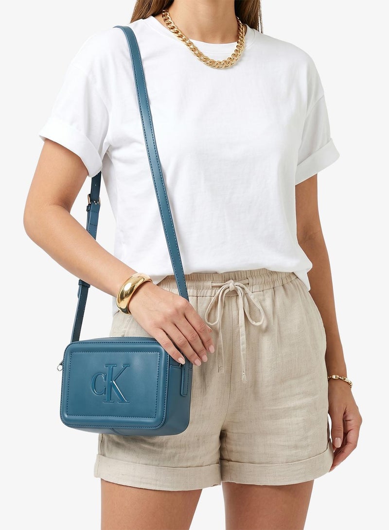 CALVIN KLEIN Contrast Monogram Crossbody Camera Bag - Image 3