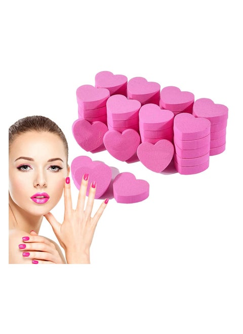 40Pcs Nail Buffer Block Double Sided Disposable Nail File Strips Nail Sponge Nail Polish Sanding Buffer Strips Nail File Blocks Manicure Tools for Shaping and Smoothing Fingernails