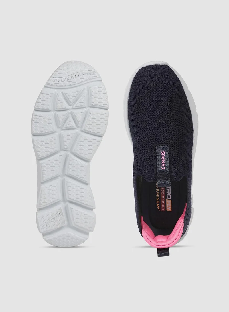 CAMPUS Navy/Stbry.Pnk Women's Navy Slip On Walking Shoes - Lightweight Shoes, Elegant Design for Minimal Look for Women | Best Price UAE