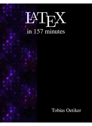 Latex in 157 minutes: The (Not So) Short Introduction to Latex - pzsku/Z0AC29AB45D4EC5120BE0Z/45/_/1737870442/e43085cf-4558-4ef3-b93c-c7f414ada62a