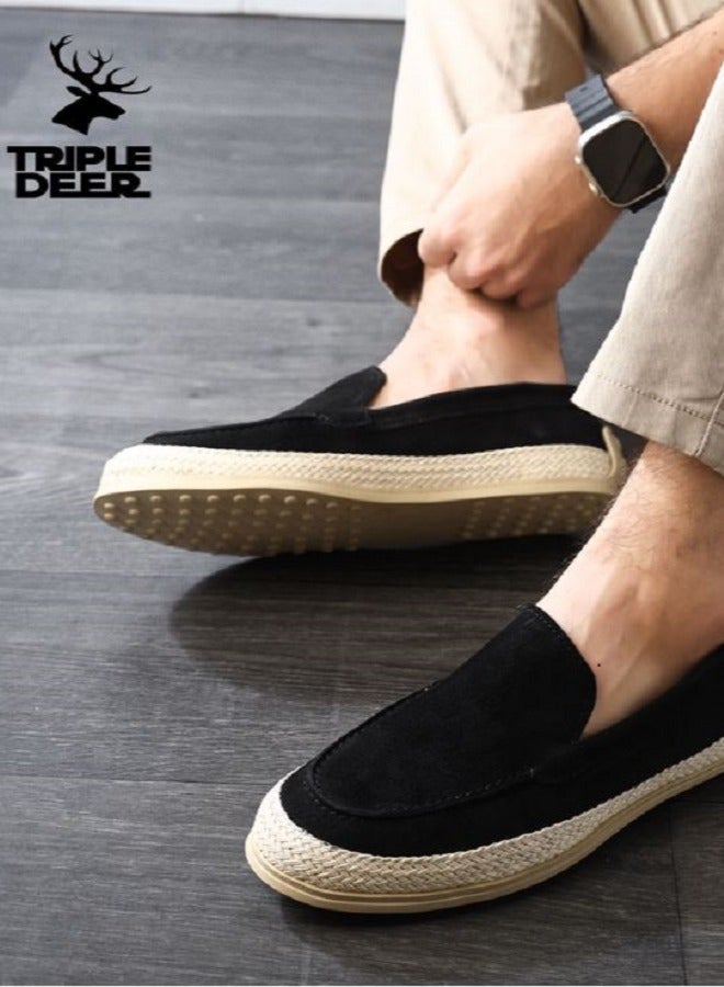 Natural leather suede shoes  - Image 2