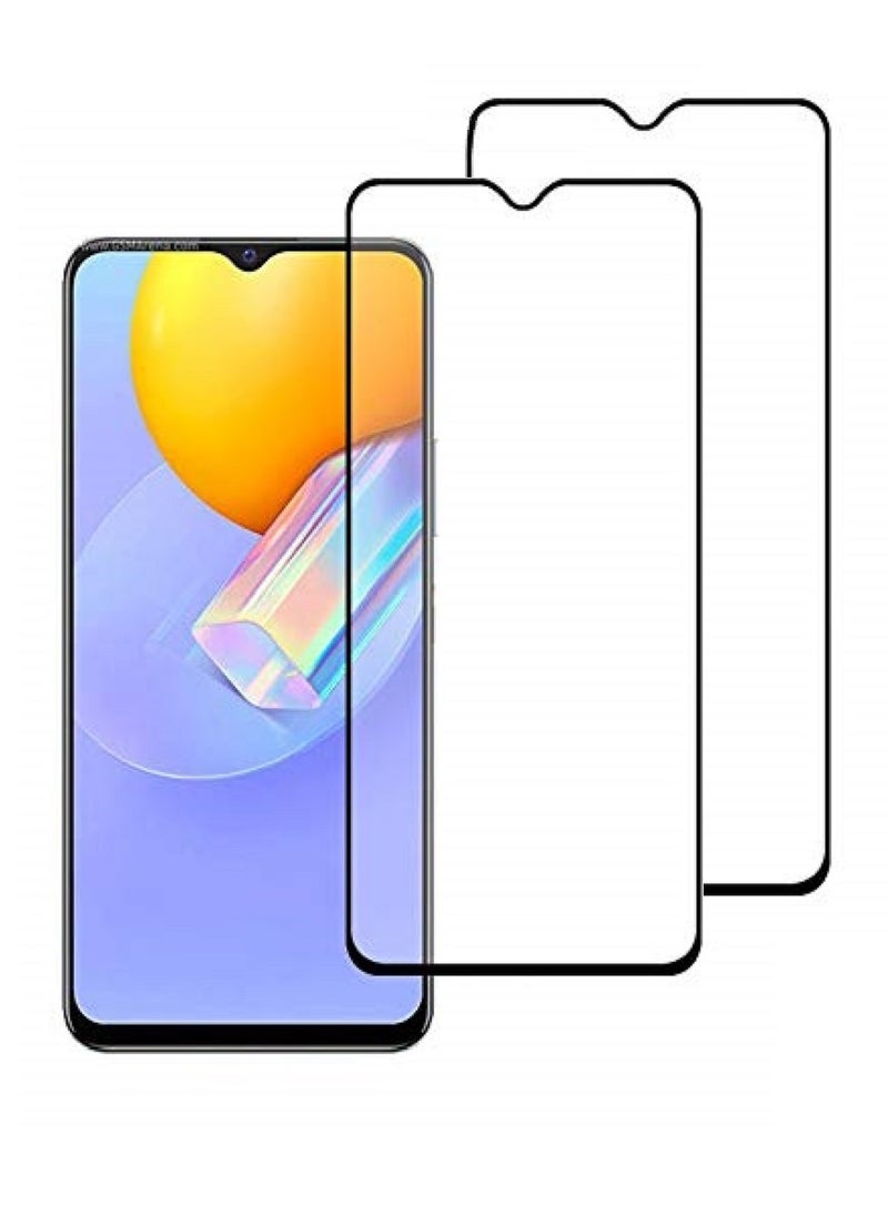 Super 2 Pieces Tempered Glass Screen Protector 5D Designed For vivo Y31 Full Glue Edge to Edge Full Screen Coverage And Bubble Free - Image 1